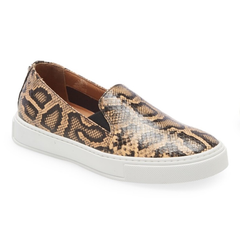 Aquatalia Onida Animal Print Slip-On Sneaker - Women’s Size 7